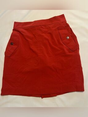 Athleta Vienna Cargo Skort Size 4 Rust Orange
